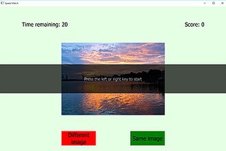A cognitive game Speed Match