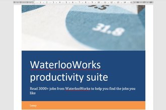 WaterlooWorks Productivity Suite