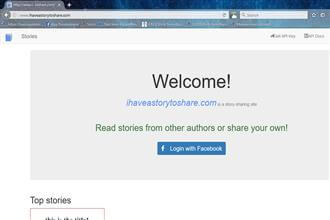A story-sharing app that uses Facebook Login and contains a RESTful API ihaveastorytoshare.com